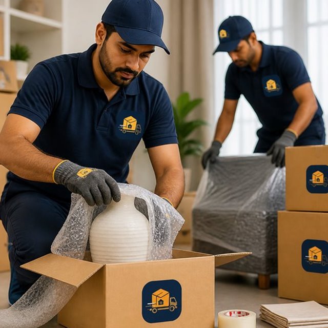 Professional packing of household goods by Kajariya Packers and Movers